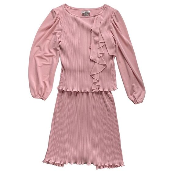 Vintage 70’s Discovery Pleated Dress - Picture 2 of 7